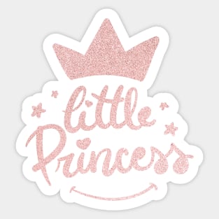 pink sparkles Princess for girls kids and adults Sticker